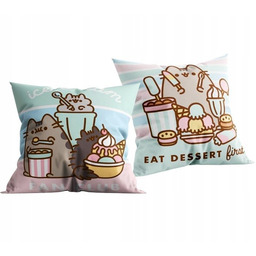 kot kotek PUSHEEN lody poduszka jasiek 40X40 cm