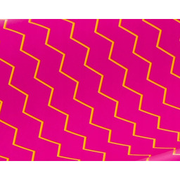 PAPIER OZDOBNY PAKOWY ''ZYGZAKI'' 70cm-25m RÓŻ-ŻÓŁ