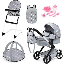 Bayer Design 17007AB Zestaw wózka dla lalek XEO,