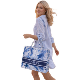 Torba miejska tote bag PARIS na zakupy