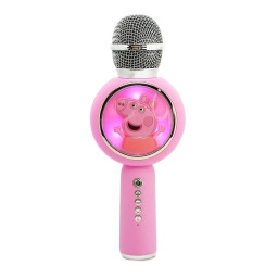 OTL Technologies Karaoke PEPPA PIG 5W Różowy Mikrofon