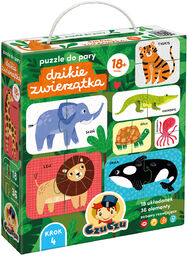 CzuCzu Puzzle do pary Dzikie zwierzątka, puzzle