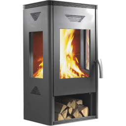 Kominek 8 kW piec trzyszybowy na drewno TRION