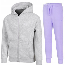 4F OCIEPLANY DZIEWCZÄCY DRES KOMPLET BLUZA SPODNIE /