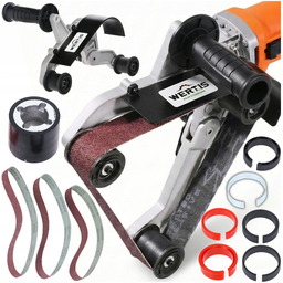 Przystawka Szlifierka Taśmowa Do Szlifowania Polerowania Rur Spawów