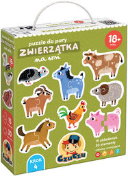 CzuCzu Puzzle do pary Zwierzątka na wsi, puzzle