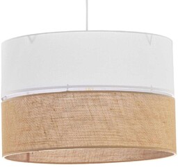 Lampa wisząca okrągła Linobianco 6573 TK Lighting naturalna