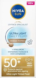 NIVEA SUN Ultra Light Daily Fluid MEDIUM Tinted