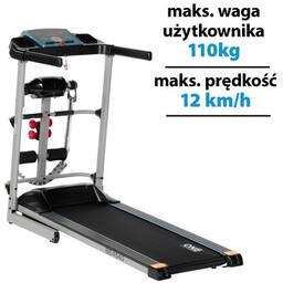 ONE FITNESS Bieżnia elektryczna BE4540 1305W 12km/h