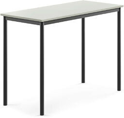 Stół BORÅS, 1200x600x900 mm, laminat szary, antracyt