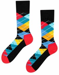 Todo Socks Ekstravaganza,, Romby, Geometryczne wzory, Kolorowe Skarpetki