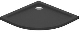 CERSANIT Brodzik półokrągły TAKO 90x4 czarny mat S204-039