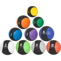 Piłki lekarskie (1- 10 kg) wielokolorow crossfit -