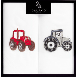 Chusteczki męskie haftowane Traktor HR-03