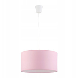 Lampa wisząca Rondo Kids różowa/biała Tk Lighting