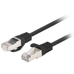 Patchcord Lanberg FTP kat.6 2m czarny 10-pack