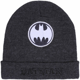 MARVEL Batman CIEPŁA Ciemnoszara czapka chłopięca, zimowa beanie