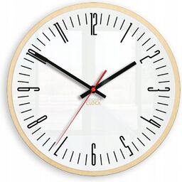 Zegar na ścianę nowoczesny efektowny okrągły cichy