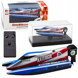 Zdalnie Sterowana Łódź Motorówka Pilot Kontroler R/c Akumulator