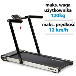 Bieżnia elektryczna HMS LOOP12 930W 12km/h Czarny