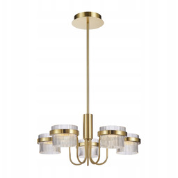 Tiara PND-77362-5-40W-GD Stylowa lampa wisząca Led