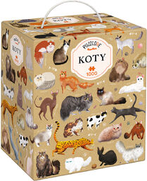 CzuCzu Puzzlove Koty, puzzle rodzinne, 1000 elementów