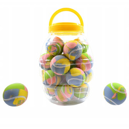 Duża Piłeczka Kauczukowa Skacząca Piłka 6CM Zestaw 24SZT