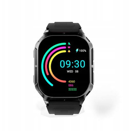 Smartwatch FutureFit Ultra3 czarny Bluetooth pulsometr krokomierz HiFuture