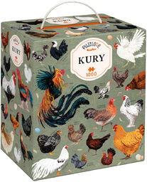 CzuCzu Puzzlove Kury, puzzle rodzinne, 1000 elementów