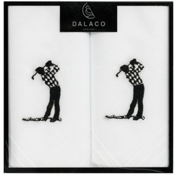 Chusteczki męskie haftowane dla golfisty HR-08