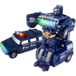 2w1 SAMOCHÓD RADIOWÓZ ROBOT POLICJA AUTOBOT TRANSFORMACJA dzieci