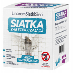 Siatka Na Balkon 2x3m Na Gołębie Ptaki Przeciw