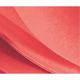 Bibuła Gładka Silk 50x75cm Niebarwiąca Czerwona - 240ark
