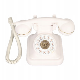 Stacjonarny Kartę Retro Telefon Telefon Z Obrotową Tarczą