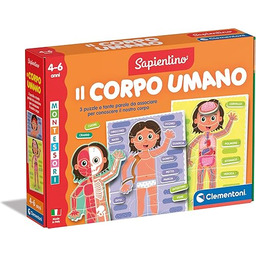 Clementoni Sapientino Montessori - Ludzkie Ciało - 4-letnia