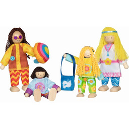 Laleczki drewniane Rodzina Love & Harmony Goki 51442