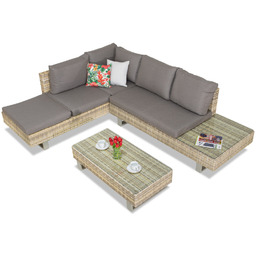 Luksusowy zestaw technorattanowy Liguria Garden Point