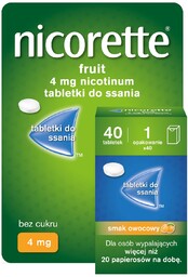 Nicorette Fruit 4 mg Tabletki