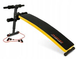 ławka do ćwiczeń skośna Neo-Sport + ekspander