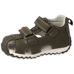 Chłopięce sandałki z zakrytymi palcami khaki Befado