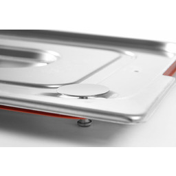 POKRYWKA GN 2/3 354x325 mm Z USZCZELKĄ SILIKONOWĄ