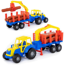 Polesie, pojazd rolniczy Traktor z naczepą
