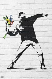 Banksy Zamieszki - plakat