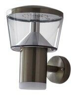 Lindby - Antje Ścienna Lampa Ogrodowa Steel/Clear