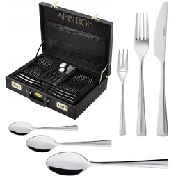 Ambition 72 x Sztućce Nierdzewne Siena Zestaw