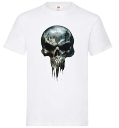 Koszulka męska z czaszką Punisher gotycka czaszka 2