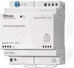 Modułowy zasilacz DC 36 W do szaf elektrycznych