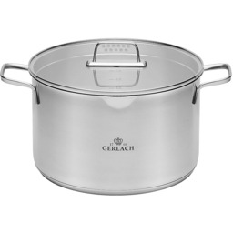 Garnek GERLACH Ambiente 10 L Srebrny