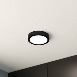 EGLO Lampa sufitowa LED Fueva 5, czarny, salon