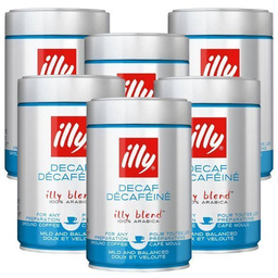 6x illy bezkofeinowa 250g - Kawa mielona